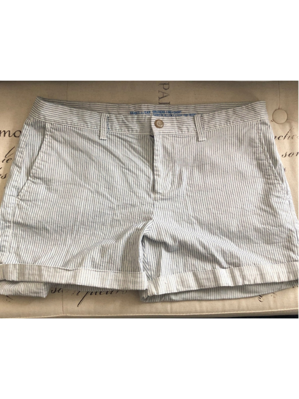 Gap Shorts - Sz 12 - White w/pinstripes